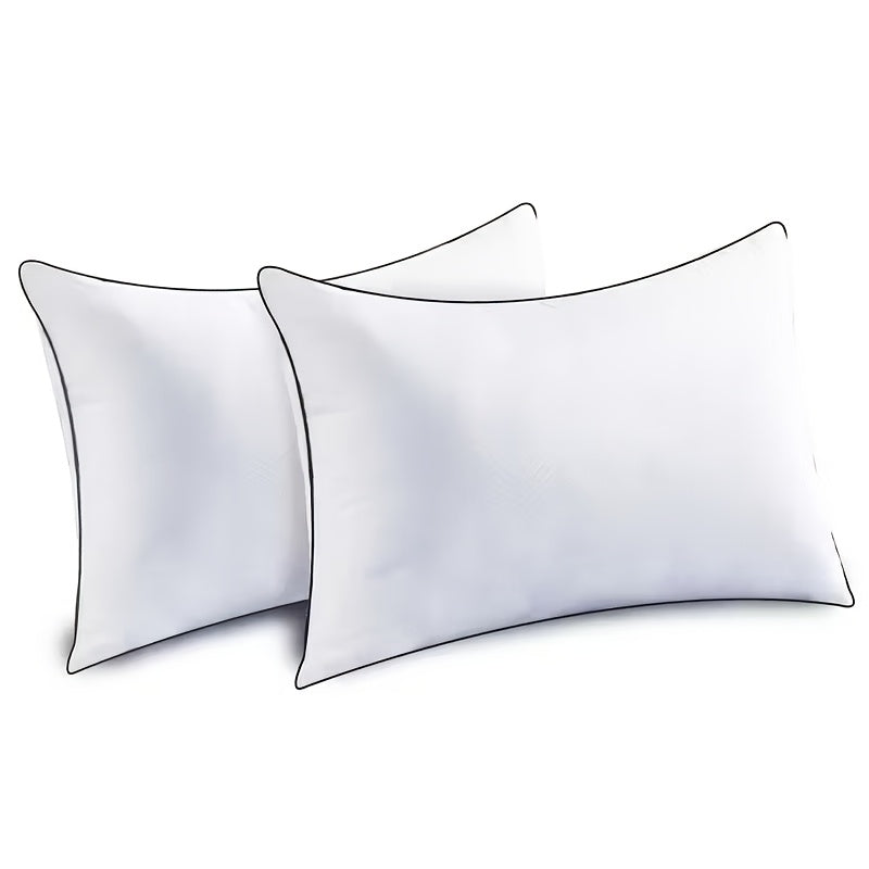 Queen Size Bed Pillows for Sleeping Set of 2 or 4 – Cooling Hotel Quality Down Alternative Pillow 20x30in, Soft Neck Relief Support for Back Stomach Side Sleepers, Breathable & Hypoallergenic