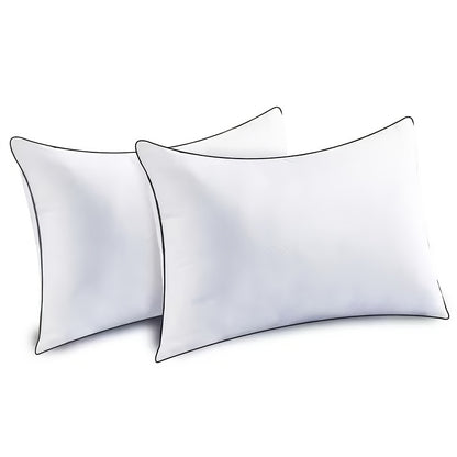 Queen Size Bed Pillows for Sleeping Set of 2 or 4 – Cooling Hotel Quality Down Alternative Pillow 20x30in, Soft Neck Relief Support for Back Stomach Side Sleepers, Breathable & Hypoallergenic