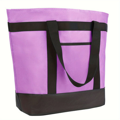 Insulated Reusable Grocery Tote Bag XXLarge 10.3 Gal Cooler Bag for Women Men – Food Delivery Bag Keep Food Cold Warm for Shopping Travel Beach Picnic Doordash