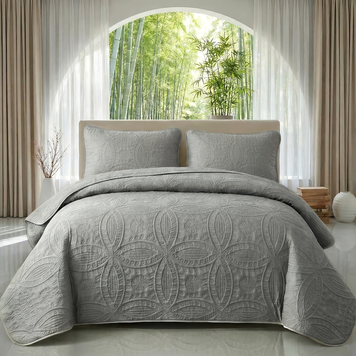 Duvet Cover Set 2/3 Piece Coin Pattern – Soft Skin-Friendly Hypoallergenic Machine Washable Quilt Cover with Pillowcases, Twin Full Queen King, 12 Colors Solid & Plaid Minimalist Bedroom Bedding
