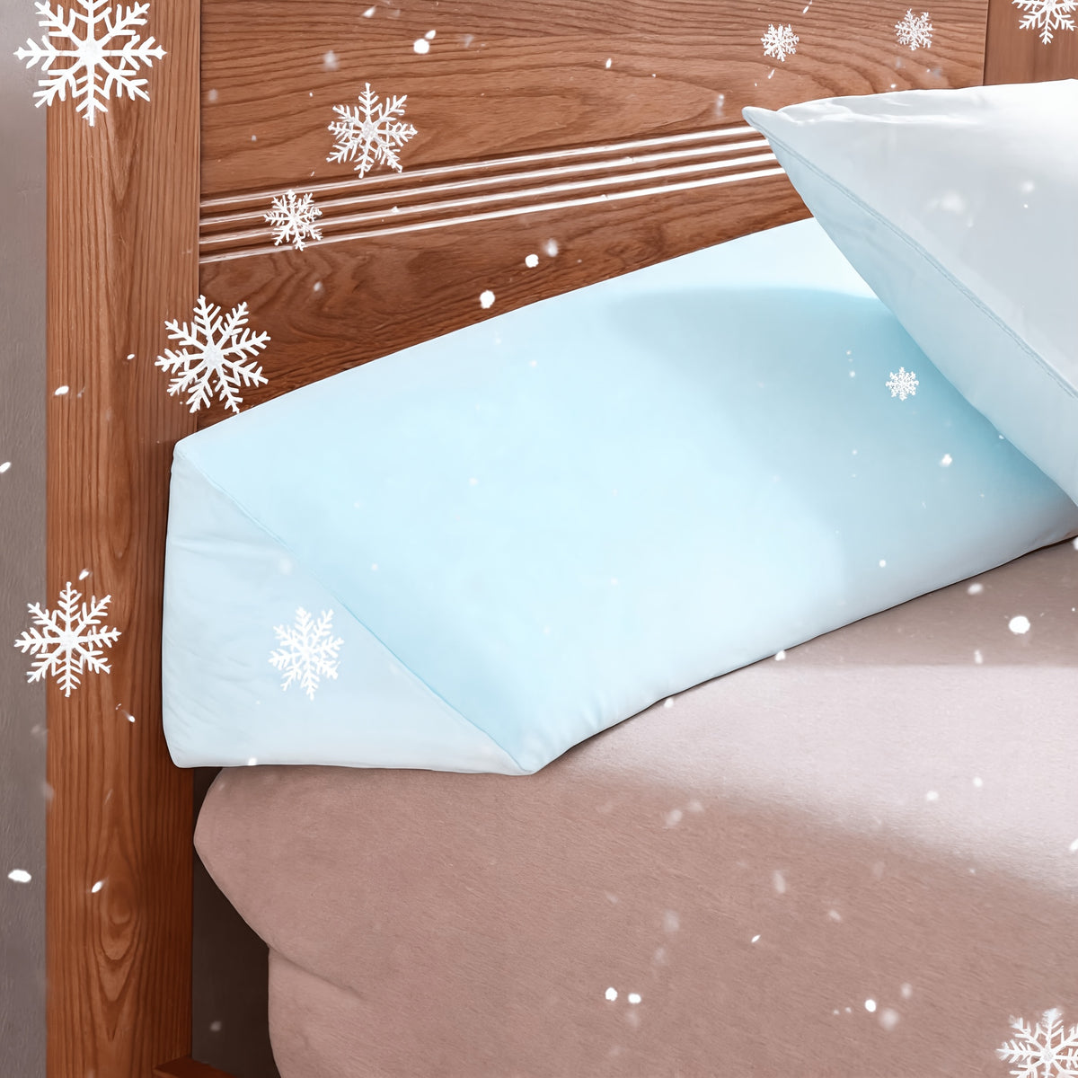 Bed Wedge Pillow Bed Gap Filler – Mattress Wedge Headboard Pillow to Close Gap Between Headboard & Wall, Backrest Support Pillow for Sleeping & Reading in Bed