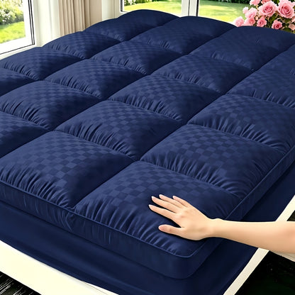 Mattress Topper Quilted Pillow Top Mattress Pad Cover, Fitted Mattress Protector 8-21" Deep Pocket Cooling, Twin Full Queen King for Hot Sleepers All Season