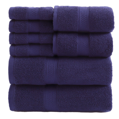 Towel Set 8 Piece & 16 Piece – Soft Absorbent Bath Towels, Hand Towels & Washcloths | Quick Dry Thickened Bathroom Towels for Home Hotel Spa | 12 Colors