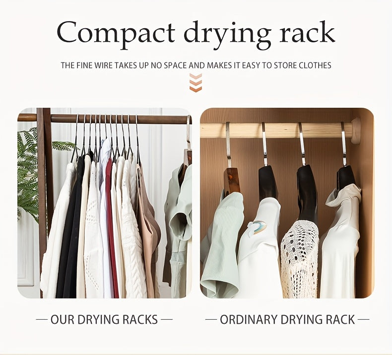 Heavy Duty Metal Clothes Hangers Non-Slip Bulk Set 30/50/100 Pack – High Manganese Steel Coat Hangers Thickened Waterproof Rust-Proof, Space Saving Closet Organizer for Home & Commercial Use