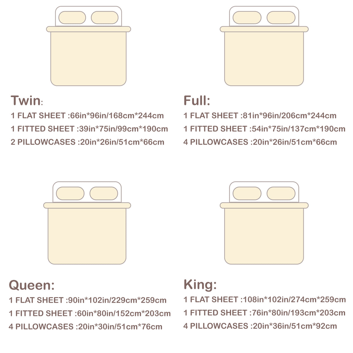 Microfiber Bed Sheets Set 6 Piece Hotel Grade 18" Deep Pocket, Breathable Soft Bedding Twin Full Queen King, 100 GSM All-Season Comfort, Machine Washable Fitted Sheet Flat Sheet Pillowcases, 12 Colors