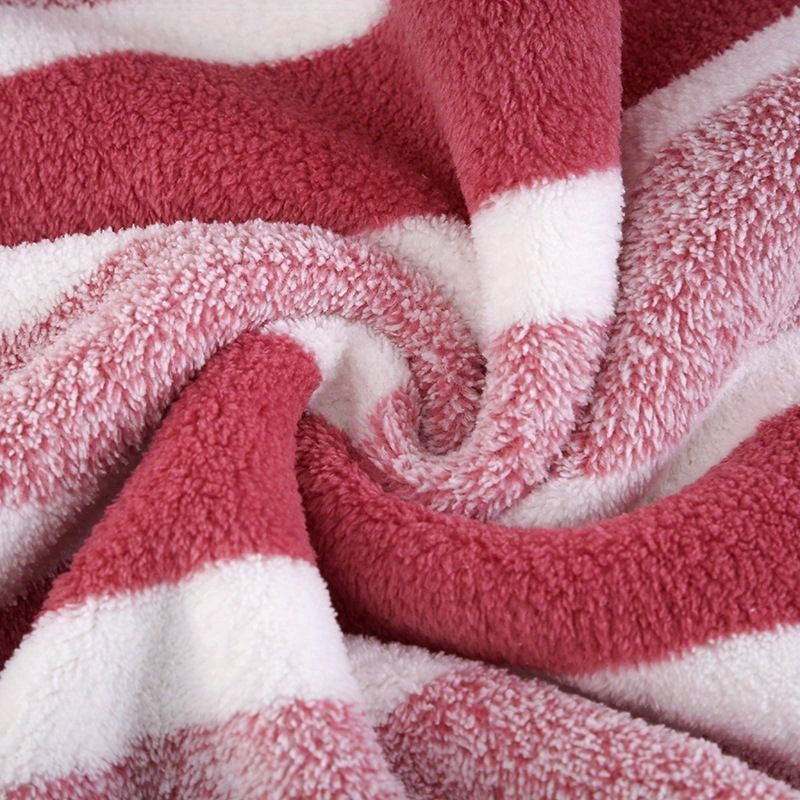Striped Bath Towel Set, Absorbent Quick-Dry Shower Towels, Super Soft Skin-Friendly Cotton-Feel Bathing Towels for Home Bathroom & Beach, 27.6x55.1 Inch, Available in 1-Pack & 4-Pack, Multiple Colors