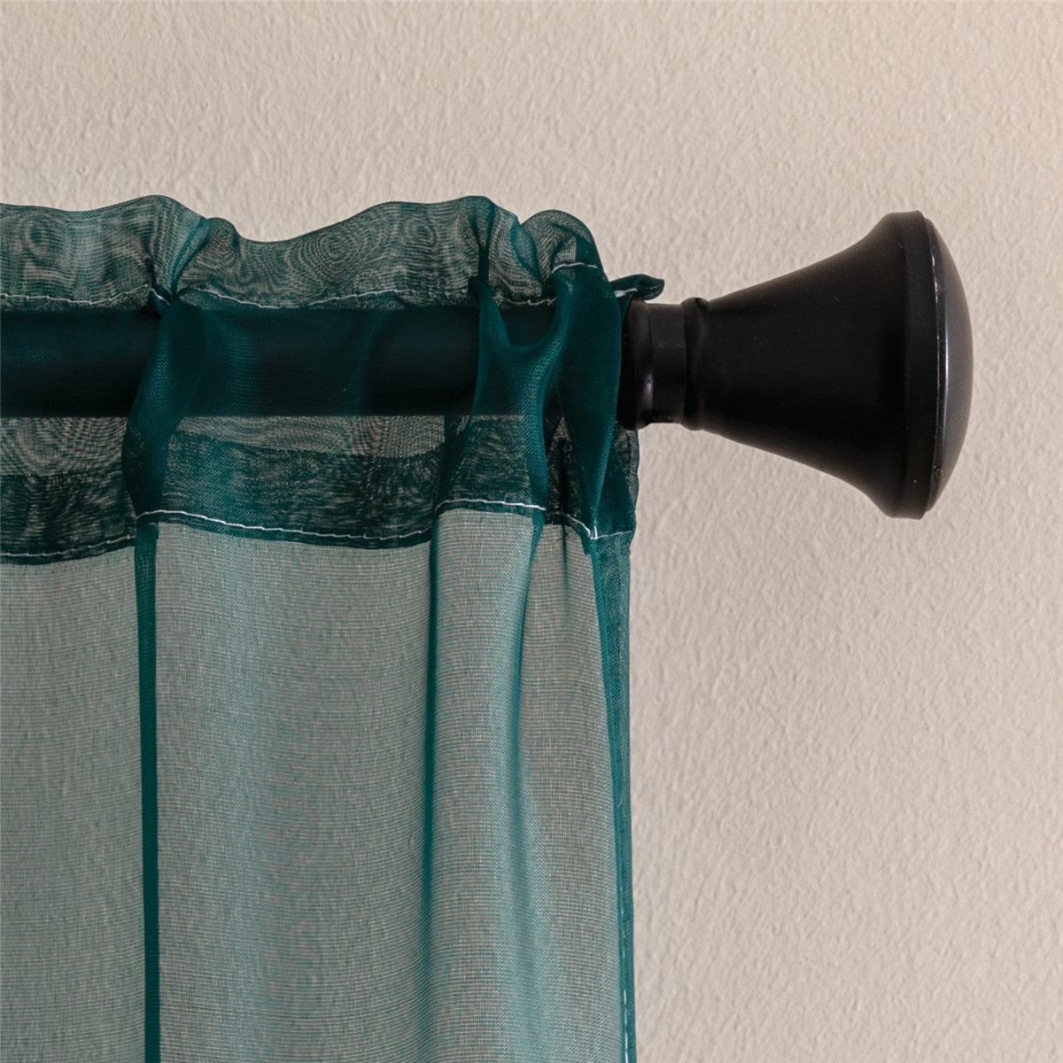 Sheer Curtains 2 Panels Rod Pocket Light Filtering Privacy Window Drapes for Living Room Bedroom Modern Home Decor 52x63 52x84 52x96 39x78 Inch