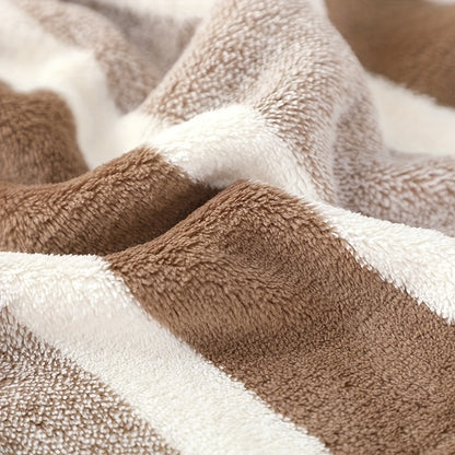 Microfiber Bath Towel Set 1/4 Pack 27x55 Inch, Ultra-Soft Highly Absorbent Quick-Drying No Hair Loss Striped Towels for Adults, Beach Spa Gym Home Bathroom Essentials, Slate Gray Berry Red Pine Green
