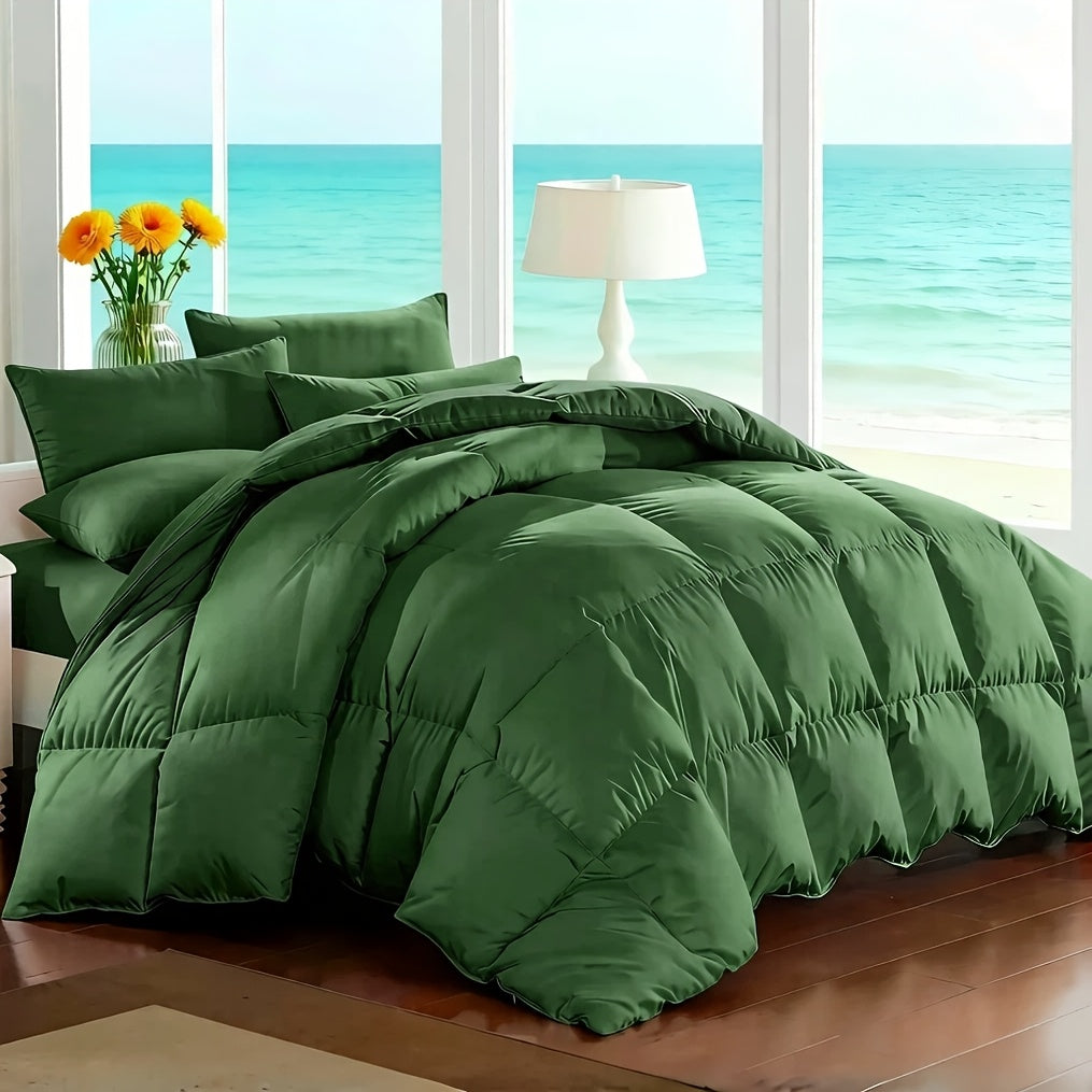 7-Piece Comforter Set Bed in a Bag - Soft Microfiber Down Alternative Comforter with Sheets Pillow Shams All Season Bedding Set Full Queen King, Multiple Colors